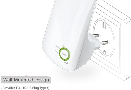 TP-LINK WA854RE WiFi Ex tender b/g/n 300Mbps - Image 3