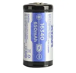 Акумулаторна батерия CR-123 LiIon 3.7V 16340 650mAh XTAR