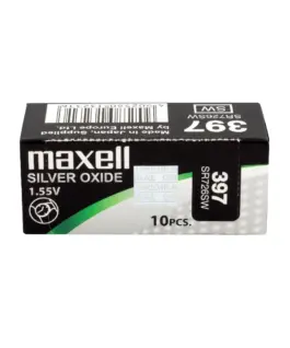 Бутонна батерия сребърна MAXELL SR726 SW /AG2/ 397/