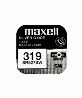 Бутонна батерия сребърна MAXELL SR527 SW 1.55V /319/  1.55V