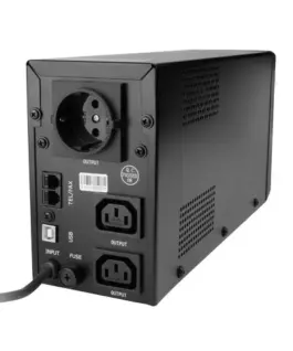 Gembird UPS 850VA Line-In 2X IEC 230V OUT, USB, LCD - Image 3