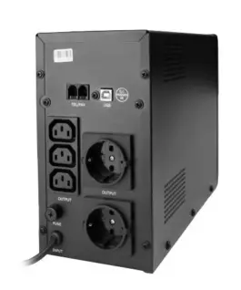 Alternative view of Gembird UPS 1500VA LINE-IN 3X IEC 230V OUT, USB, RJ11