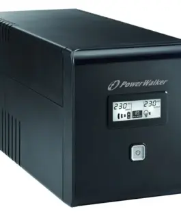 Alternative view от PowerWalker UPS LINE-INTERACTIVE 1000VA 2X SCHUKO + 2XIEC OUT, RJ11/RJ45 IN/OUT, USB, LCD