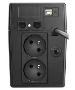 Alternative view of PowerWalker UPS line-interactive 600VA 2X PL 230V, pure sine wave, RJ11/45 IN/OUT, USB, LCD