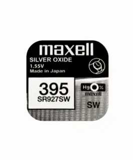 Бутонна батерия сребърна MAXELL SR927 SW /395/399/  AG7   1.55V