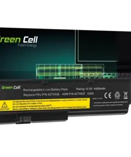 Батерия за лаптоп GREEN CELL IBM Lenovo ThinkPad X200 X201 X201i 42T4535 10.8V