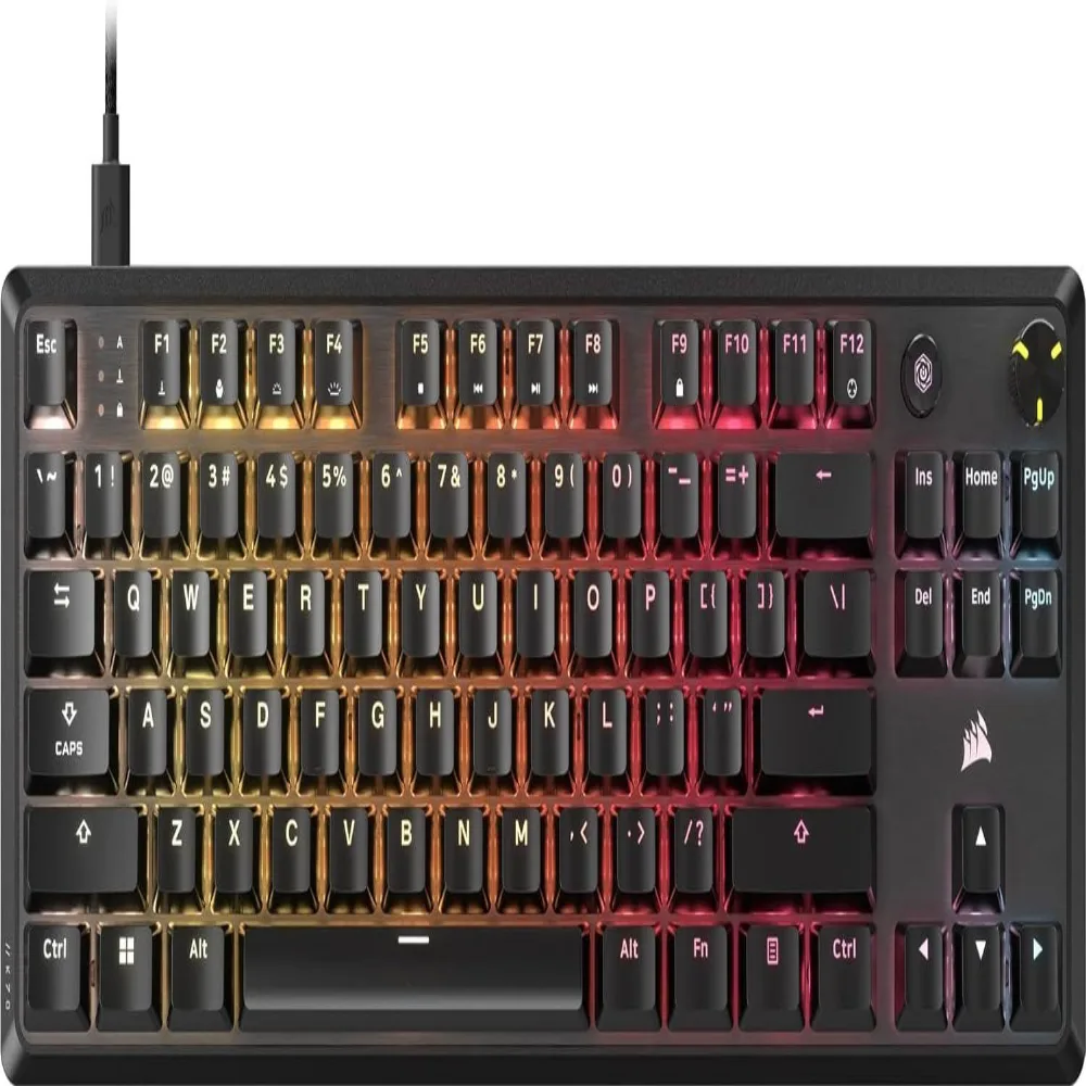 Геймърскa механична клавиатура Corsair K70 RGB MK.2 Core TKL Corsair MLX Red