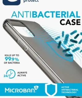 Alternative view of Антибактериален калъф Microban за iPhone 12 Pro Max, Черен