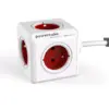 Allocacoc PowerCube Extended 3m 2304 червен