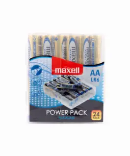 Alternative view от Алкални батерии MAXELL LR6 1,5V AA 24 бр. блистер PVC case