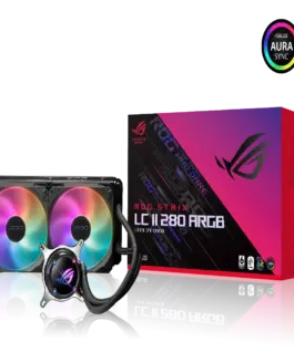 Alternative view of Водно охлаждане Asus Water cooling ROG Strix LC II 280 ARGB / 90RC00C1-M0UAY1 Black L - PN 90RC00C1-M0UAY1