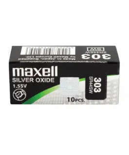 Alternative view от Бутонна батерия сребърна MAXELL SR44 SW/357/ 1.55V