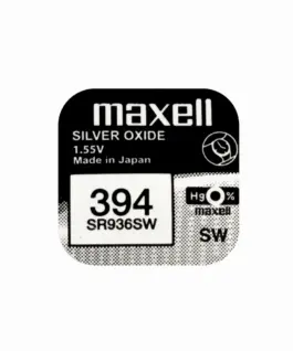 Бутонна батерия сребърна MAXELL SR936 SW /AG9/ 394 1.55V