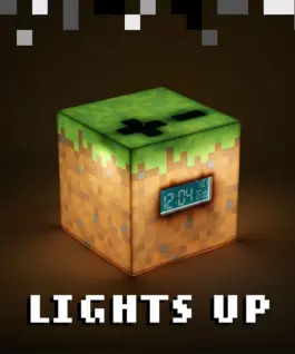 Часовник/будилник Paladone Minecraft Alarm Clock