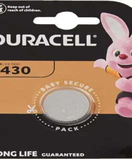 Бутонна батерия литиева DURACELL CR2430 3V  1 бр. в блистер цена за 1