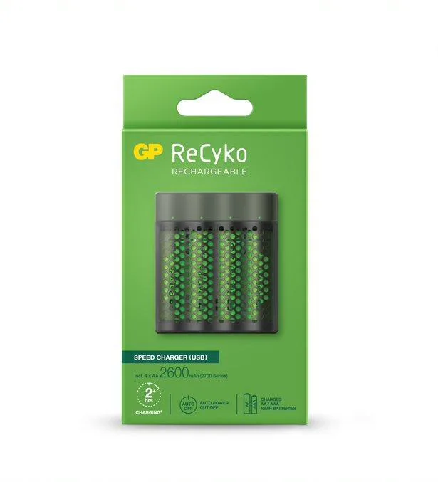 Зарядно устройство GP M451-270AAHCE-EB4 4 AA NiMH 2600mAh FAST