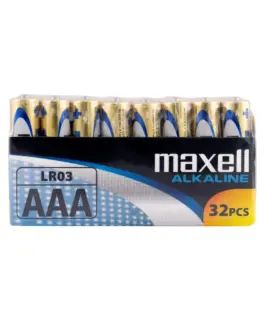 Алкални батерии MAXELL LR03 15V AAA 32 бр. pack