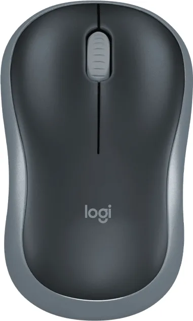 Безжична мишка оптична LOGITECH M185 USB Сив/Черен