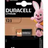 Батерия литиева Фото DURACELL CR-123 3V