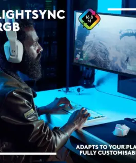 Геймърска мишка Logitech G502 X Plus White Lightsync RGB