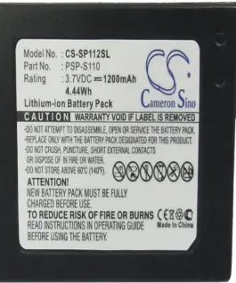 Батерия Cameron Sino За плейстейшън Sony PSP-S110 PSP-2000 PSP-3000 CS-SP112SL LiIon 3.7V