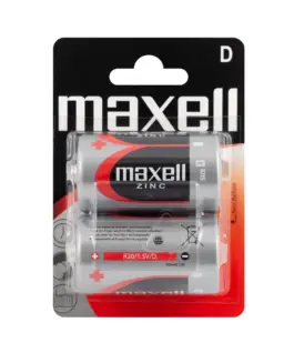 Цинк манганова батерия MAXELL R20 /2 бр. в блистер/ 1.5V