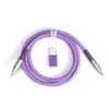 Кабел за клавиатура Keychron Double-Sleeved Geek - Purple