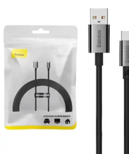 Кабел Baseus Superior USB към USB-C 100W 1м P10320102114-00 - черен