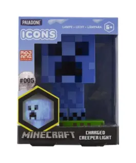 Статуетка Paladone Minecraft Charged Creeper Icon Light