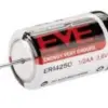 Литиево тионилхлоридна батерия EVE 3.6 V 1/2AA ER14250 /AX/ с накрайници жички EVE