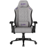 Геймърски стол LORGAR CHA41, Ergonomic Gaming Chair Advanced, premium anti-stain fabric, Grey - Image 5