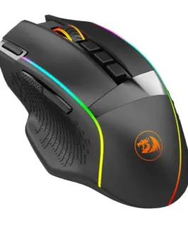 Alternative view of Геймърска мишка Redragon Enlightment Pro M991RGB-PRO безжична и кабелна с RGB осветление - черна
