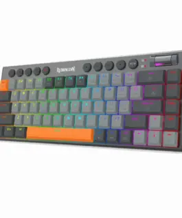 Alternative view of Геймърска жична и безжична Bluetooth механична клавиатура Redragon Horus SE K609GG-RGB-PRO с RGB подсветка - сива