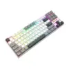 Геймърска механична клавиатура Redragon Kumara K552WGL-RGB с RGB осветление и red switches - бяла със