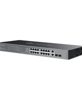 Alternative view от 20-портов комутатор TP-Link Omada ES220GMP Gigabit Easy Managed Switch с 16 PoE+ порта