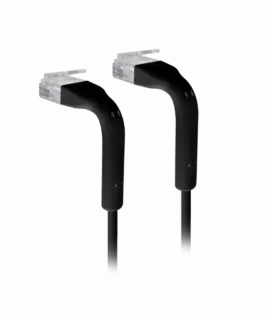 Кабел Ubiquiti UniFi Ethernet Patch Cable U-Cable-Patch-0.3M-RJ45-BK 0.3м - черен