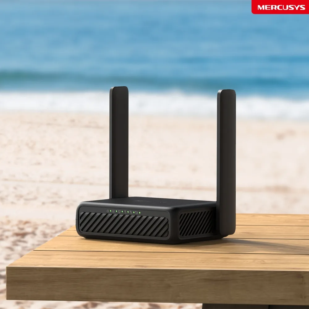 Безжичен 4G LTE преносим рутер Mercusys MB113-4G 300 Mbps - Image 3