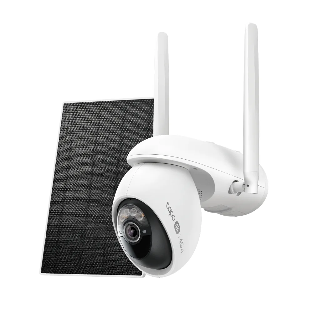Комплект охранителна камера Pan/Tilt Wi-Fi/4G LTE и соларен панел TP-Link Tapo C665G KIT
