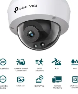 Alternative view of 4MP IR куполна мрежова камера TP-Link VIGI C240I(4mm)