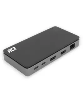 ACT Докинг станция USB-C 4K 2 x HDMI Ethernet USB-C 3x USB-A