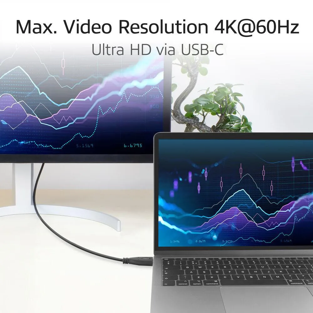 ACT Кабел USB-C - USB-C, 10Gbps, 60W, 1 м, конектори - 1 x прав и 1 x на 90° up/down angled - Image 5