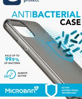 Alternative view of Антибактериален калъф Microban iPhone 12 mini, Черен