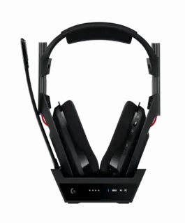 Alternative view от Logitech Astro A50 Lightspeed безжични слушалки с докинг станция, Черни