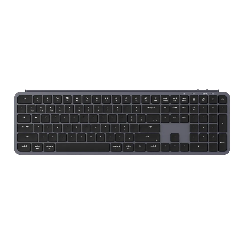 Безжична клавиатура Keychron B6 Pro Ultra-Slim - Space Gray