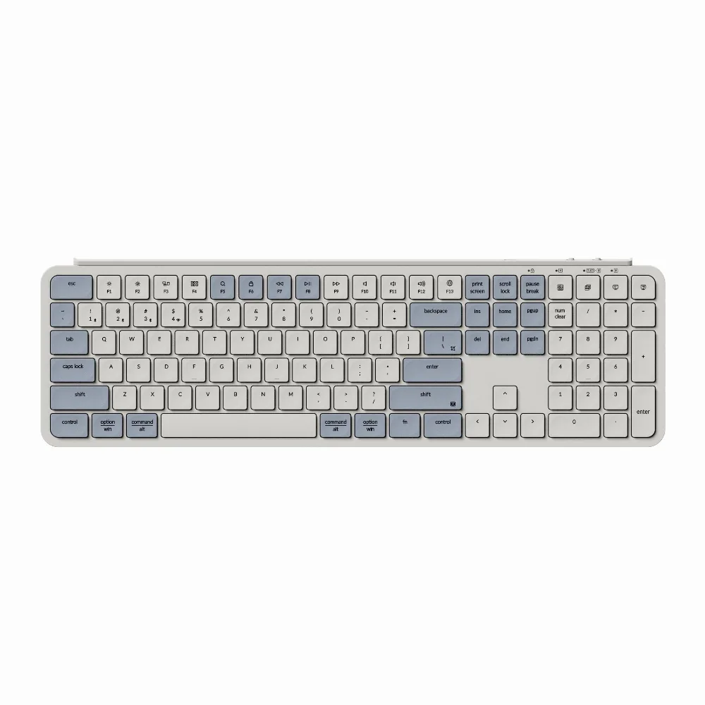 Безжична клавиатура Keychron B6 Pro Ultra-Slim - Retro Blue