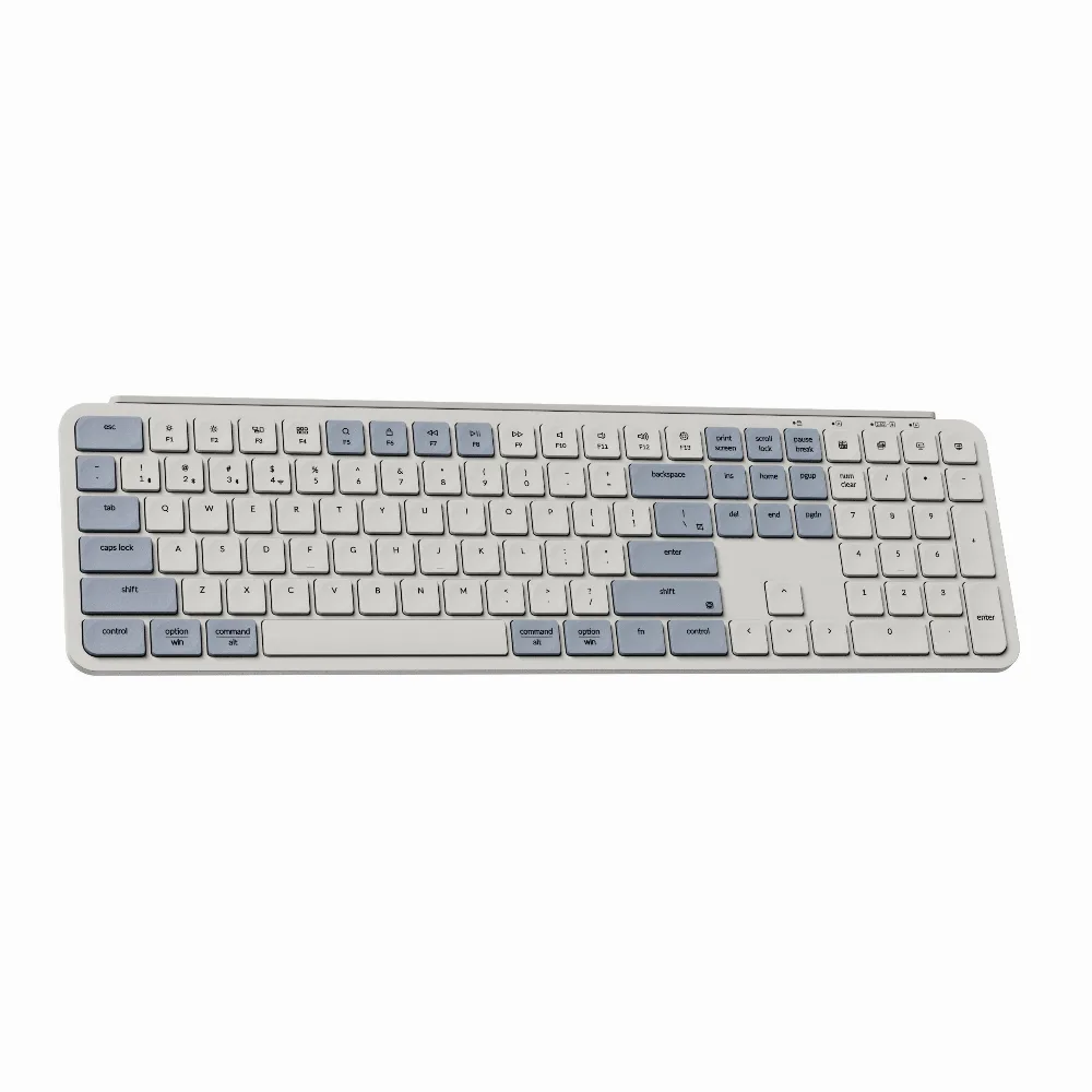 Безжична клавиатура Keychron B6 Pro Ultra-Slim - Retro Blue - Image 2