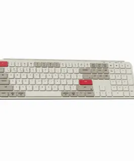 Alternative view от Безжична клавиатура Keychron B6 Pro Ultra-Slim - Retro Red