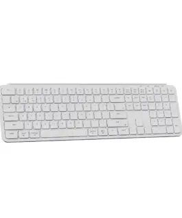 Alternative view от Безжична клавиатура Keychron B6 Pro Ultra-Slim - Ivory White
