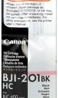 ГЛАВА ЗА CANON BJC 600 series - Black - OUTLET - BJI201B (BJI-201B) - BEF47-0951500