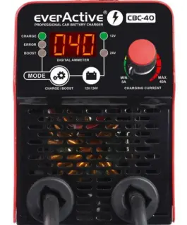 Зарядно токоизправител с инвертор за акумулатори 12V/24V everActive CBC-40 до 40А за